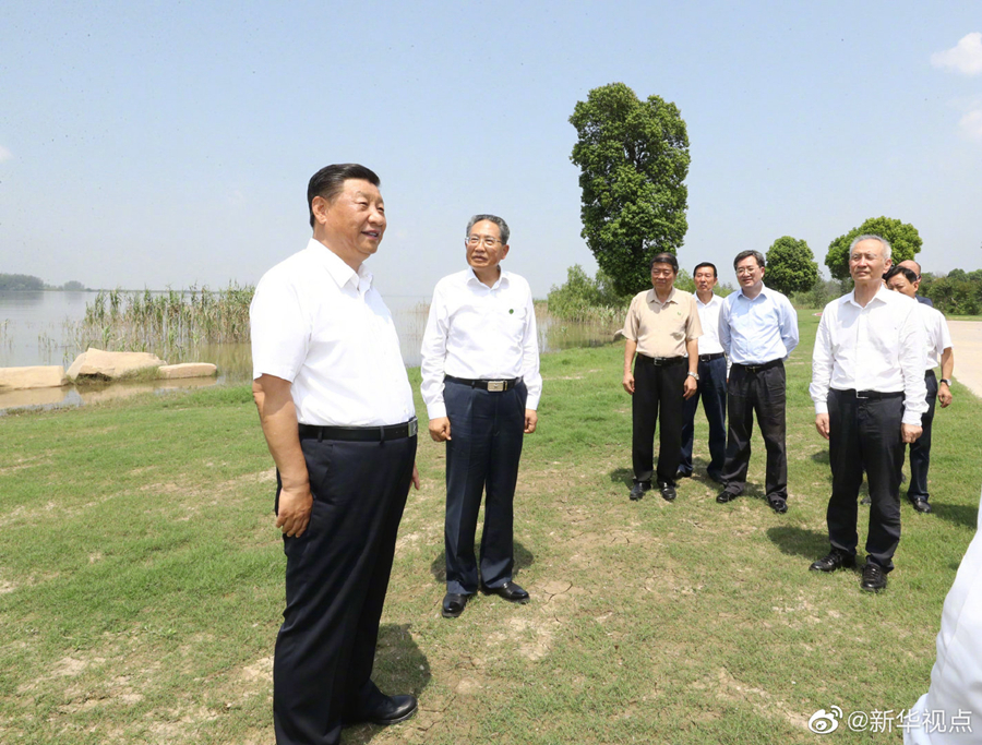 习近平总书记分别在安徽省马鞍山、合肥考察调研