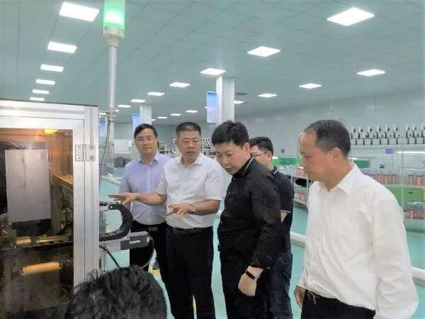 华为公司常务董事余承东到家乡安徽霍邱县考察