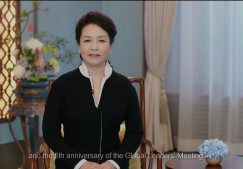 彭丽媛在21世纪人类消除贫困事业与妇女的作用——纪念北京世界妇女大会25周年暨全球妇女峰会5周年座谈会上发表致辞
