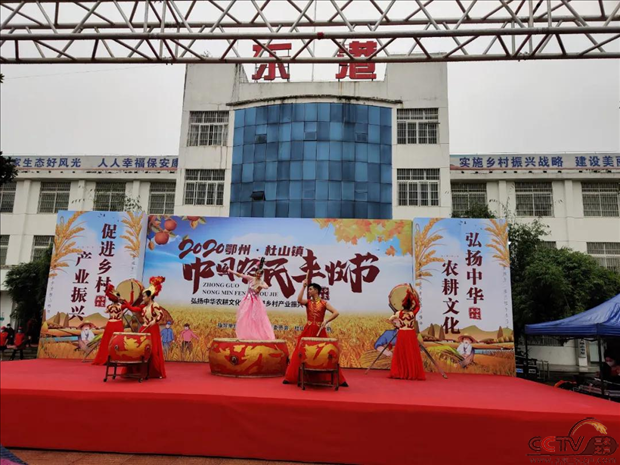 庆丰收迎华诞2020湖北鄂州市杜山镇中国农民丰收节成功举办