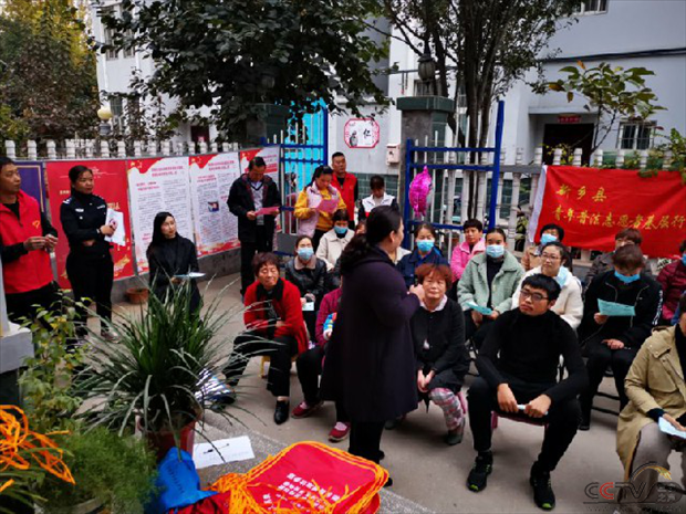 河南新乡：“小院课堂”送法再次走进朝阳社区