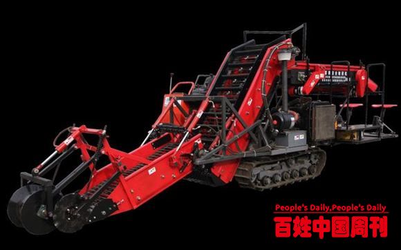 国产自走式薯类联合收获机具填补技术空白