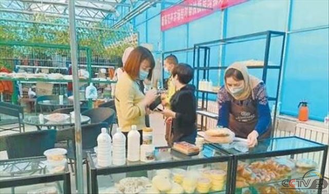 工作队牵线，乌鲁木齐县农货“上架”花卉市场