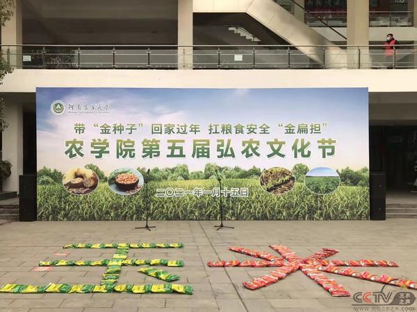 带“金种子”回家过年 河南农业大学举行第五届弘农文化节
