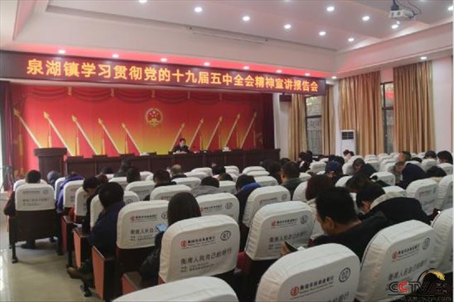 湖南衡南县泉湖镇把党的十九届五中全会精神宣讲到群众心坎上