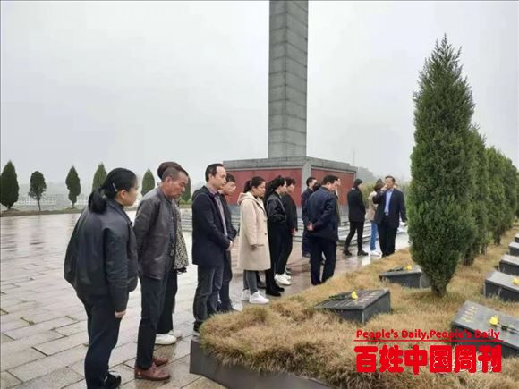 江西宜春园林局党支部开展“学党史 祭英烈 传承红色基因”活动
