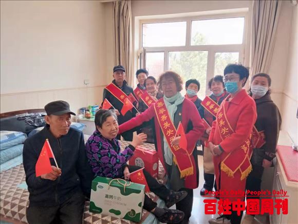 内蒙乌兰浩特市胜利街善举善美关爱团慰问陈冬梅夫妇
