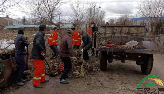 黑龙江绥滨绥东镇开展环境卫生大整治切实为群众办实事
